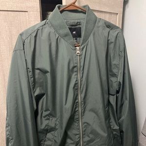 H&M Safe Green Bomber